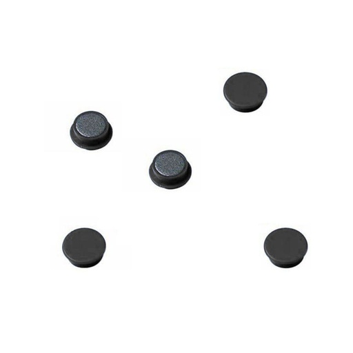 Imanes redondos 20 mm negro (Pack 5 unidades)