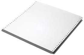 Papel continuo de 110 x 240 mm trepado (1500 juegos de 2 hojas)