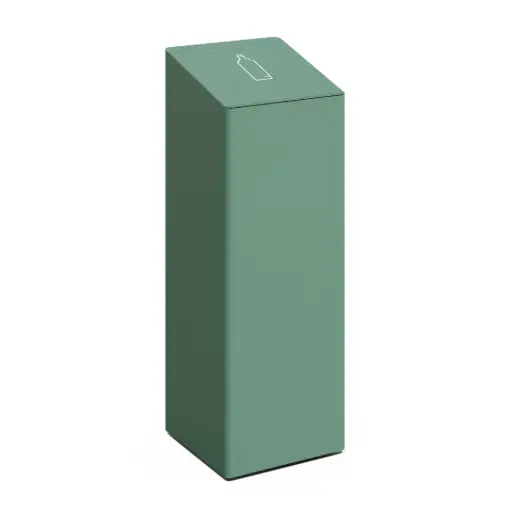 Papelera metálica de reciclaje Berna XL