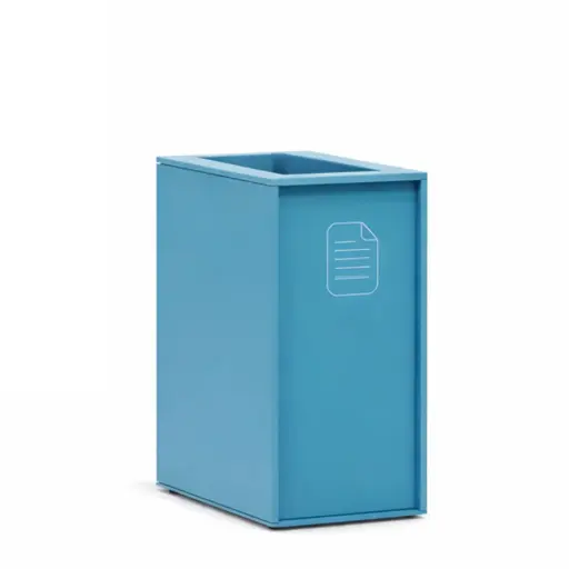 Papelera metálica de reciclaje Zurich S