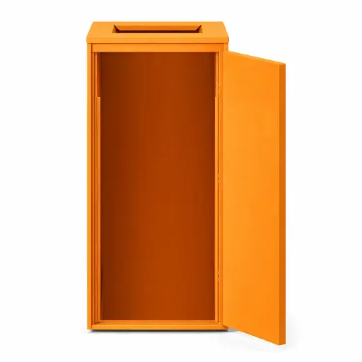 Papelera metálica de reciclaje Zurich XL con puerta