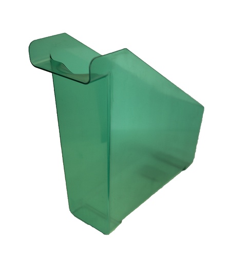 Revistero verde transparente Q-Connect