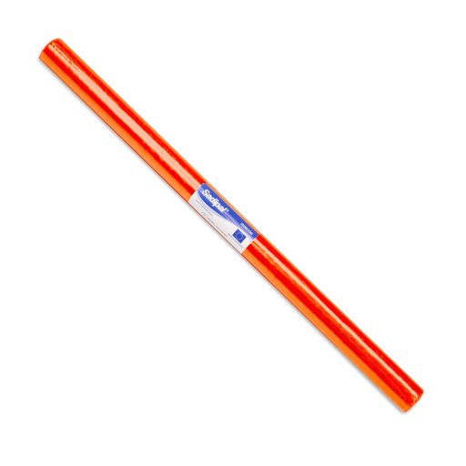 Rollo papel celofán naranja troquelado 0,50 x 16,25 m (25 hojas 50 x 65 cm)