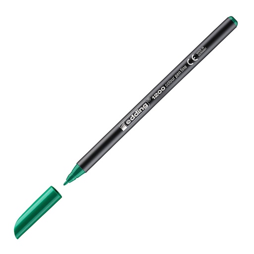 Rotulador Edding 1200 verde  punta fina para papel