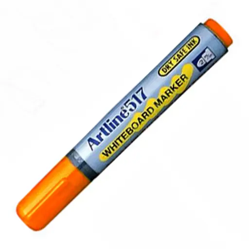 Rotulador para pizarra blanca Artline 517 naranja