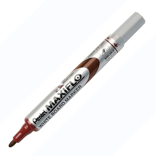 Rotulador para pizarra blanca Pentel Maxiflo MWL5S marrón punta fina