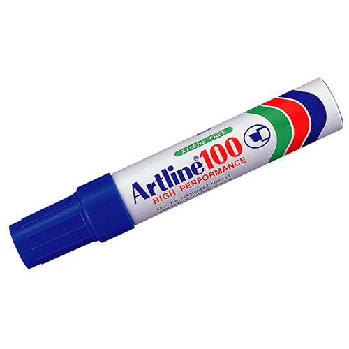 Rotulador permanente Artline 100 azul EK-100