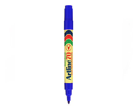 Rotulador permanente Artline 70 azul EK-70