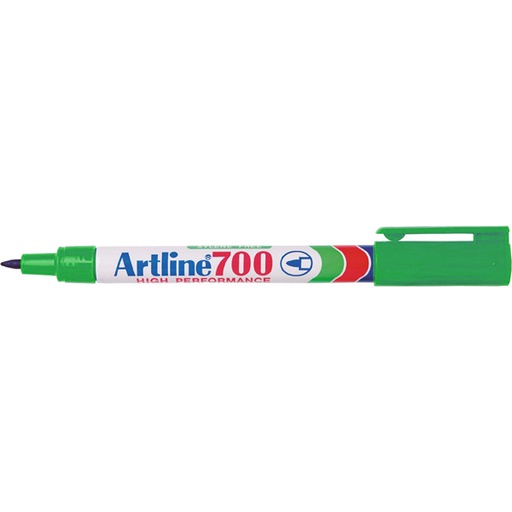 Rotulador permanente Artline 700 verde EK-700