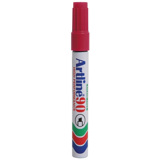 Rotulador permanente Artline 90 rojo EK-90