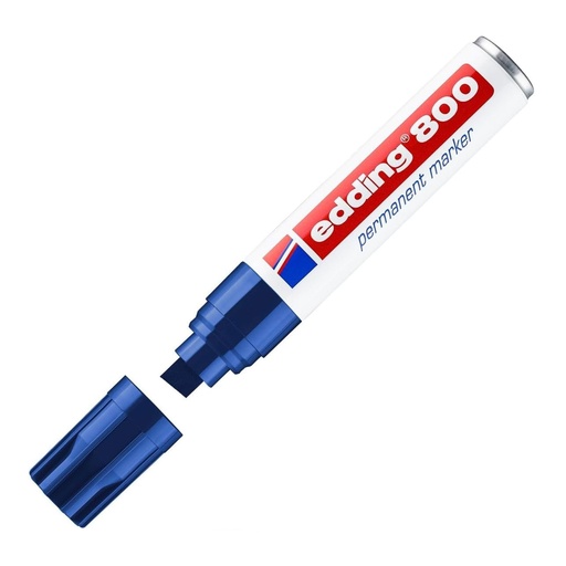 Rotulador permanente Edding 800 azul
