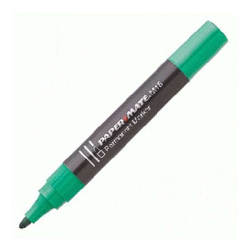 Rotulador permanente Paper Mate M15 verde