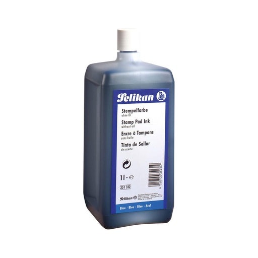 Tinta para tampón azul 1 l Pelikan