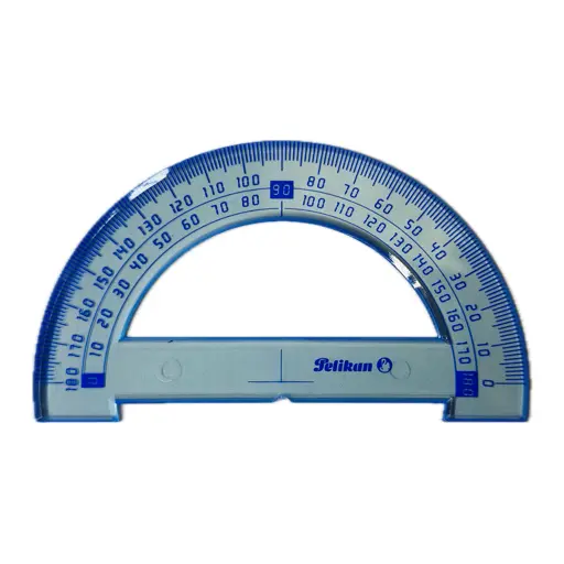 Transportador de ángulos semicircular de 15 cm Pelikan