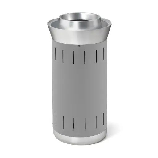 Cenicero-papelera metálica Lausanne