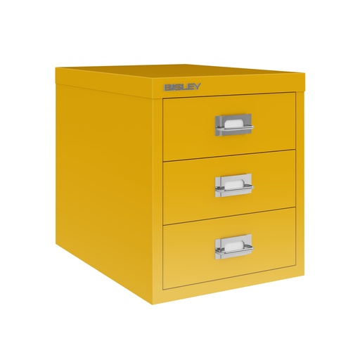 Multigavetas Bisley A4 H123NL de 3 cajones 325 x 279 x 380 mm