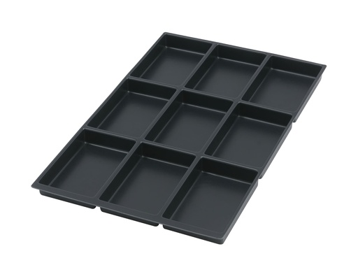 Bandejas para cajón A4 con 9 compartimentos de 22 mm (Pack 5 unidades) 222P5