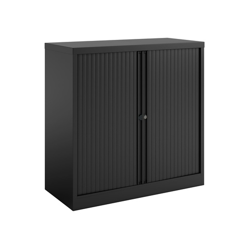 Armario metálico con puerta de doble persiana Bisley Essentials 1000 x 1000 x 470 mm