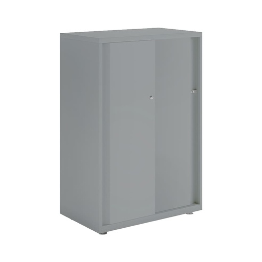 Armario metálico con puerta corredera lisa Bisley Glide 1529 x 800 x 470 mm