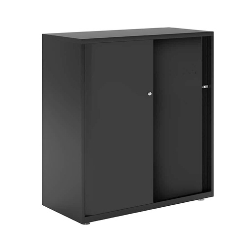 Armario metálico con puerta corredera lisa Bisley Glide 1149 x 1200 x 470 mm