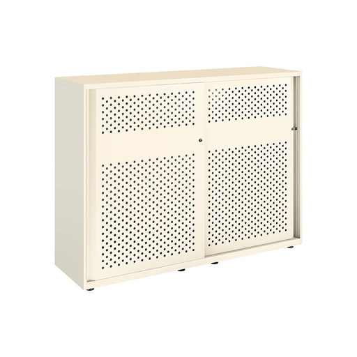 Armario metálico con puerta corredera perforada Bisley Glide 1149 x 1200 x 470 mm