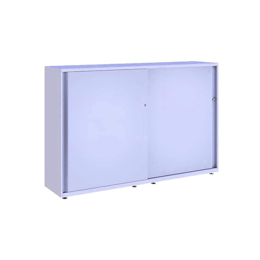 Armario metálico con puerta corredera lisa Bisley Glide 1529 x 1600 x 470 mm