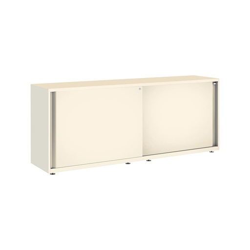 Armario metálico con puerta corredera lisa Bisley Glide 807 x 2400 x 470 mm