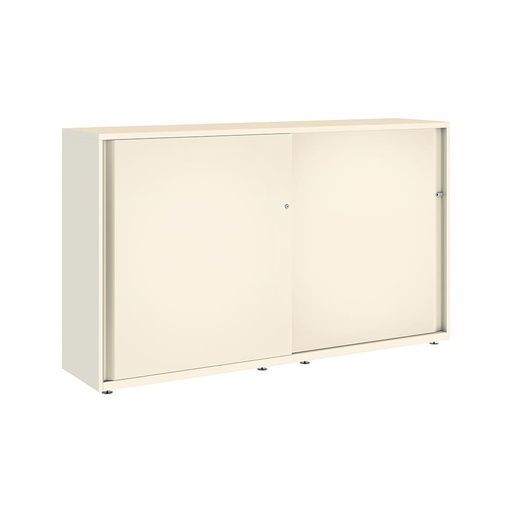 Armario metálico con puerta corredera lisa Bisley Glide 1529 x 2400 x 470 mm