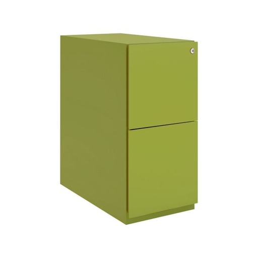 Cajonera móvil Bisley Note con 2 cajones de archivo 645 x 300 x 565 mm NW352M7FF