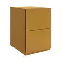 Cajonera móvil Bisley Note con 2 cajones de archivo 645 x 300 x 565 mm NWA52M7FF
