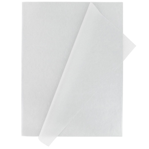 Papel de seda 50 x 75 cm 25 hojas blanco Fixo