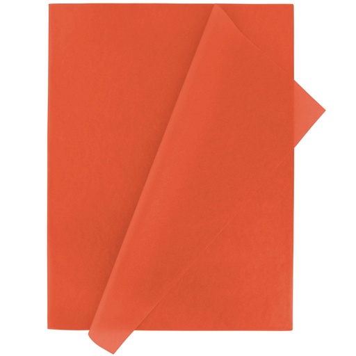 Papel de seda 50 x 75 cm 25 hojas naranja Fixo 