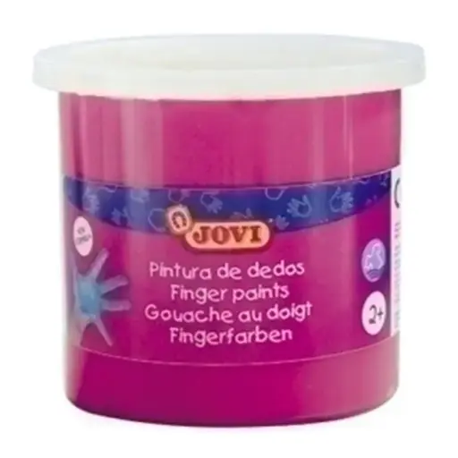Pintura de dedos Jovi 125 ml magenta uso infantil y escolar