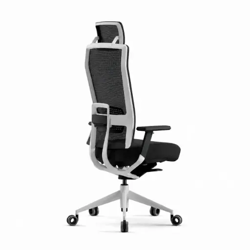 Silla TNK Flex 30 malla Express Actiu con estructura blanca
