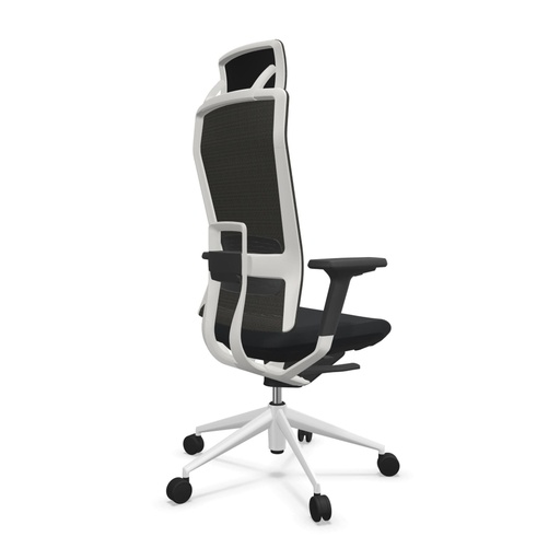 Silla TNK Flex 30 malla Express Actiu con estructura blanca