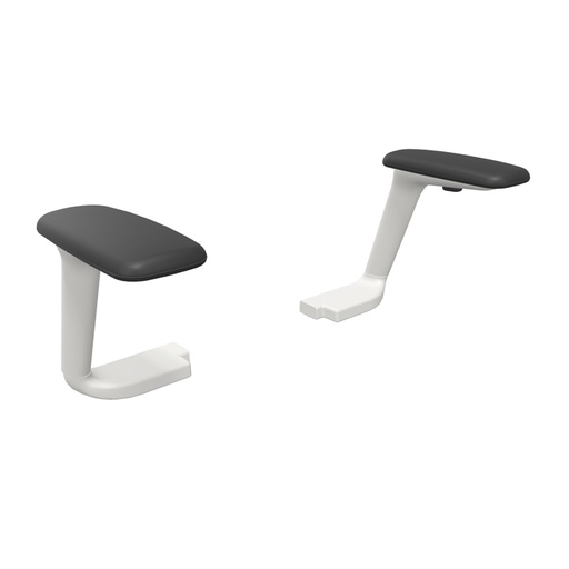 Brazos 4D para silla A+S Work Actiu blancos