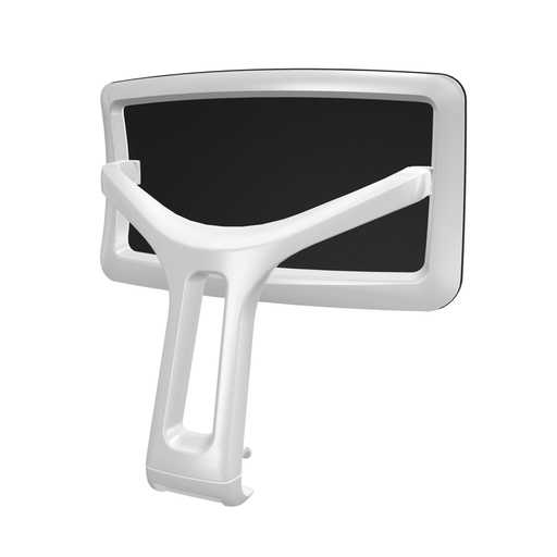 Cabecero para silla A+S Work Actiu blanco de malla negra