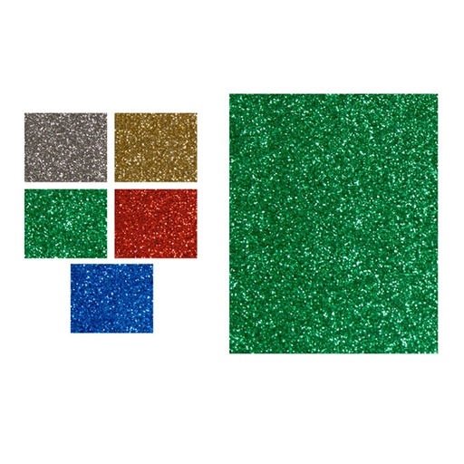 Goma Eva con purpurina Fixo Kids 40 x 60 cm brillante Fixo Kids  para manualidades escolares y decoración infantil (Unidad)