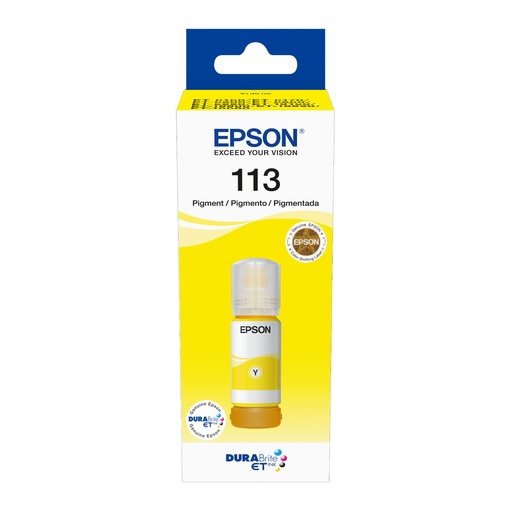 Botella de tinta original Epson EcoTank 113 amarillo