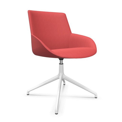 Silla Noom 30 con base giratoria fija de 4 radios de aluminio