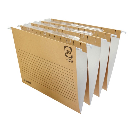 Carpeta colgante bicolor A4 con visor superior master Gio (Caja 25 unidades)