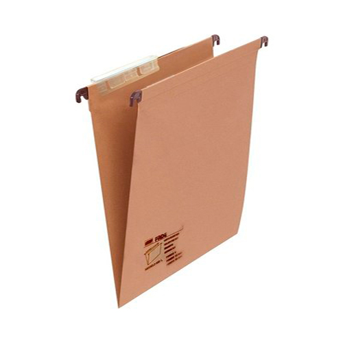 Carpeta colgante kraft A4 con visor superior cristal Fade (Caja 25 unidades)