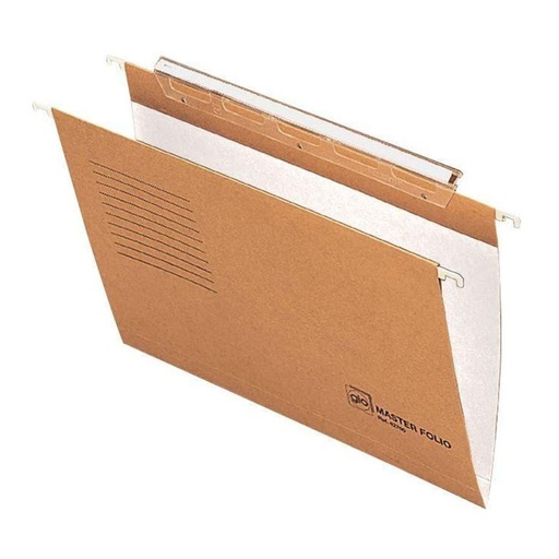 Carpeta colgante bicolor Folio con visor superior master Gio (Caja 25 unidades)