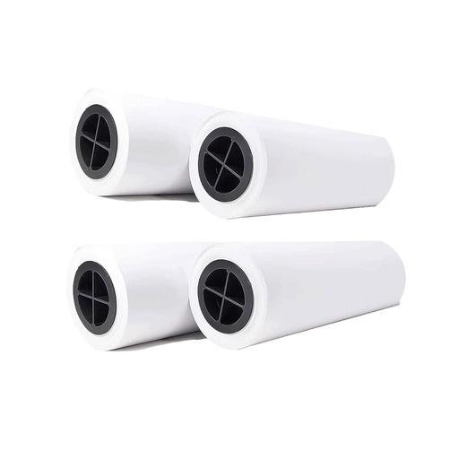 Bobina de papel para plotter 610 mm x 50 m de 80 g/m² (Caja 4 unidades)