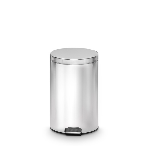 Cubo de pedal de acero inoxidable de 12 litros 05138