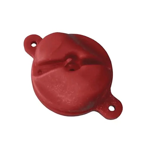 Gancho sujeción red fútbol color rojo