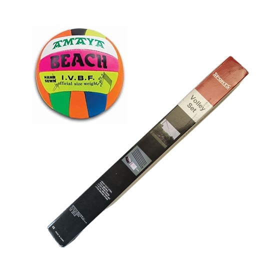 Balón de playa + set de red y postes Amaya ref. 70017800