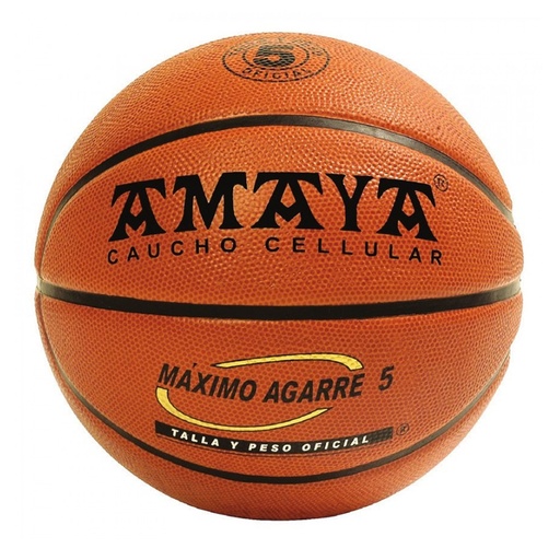 Balón basket caucho celular naranja Amaya N.º 5