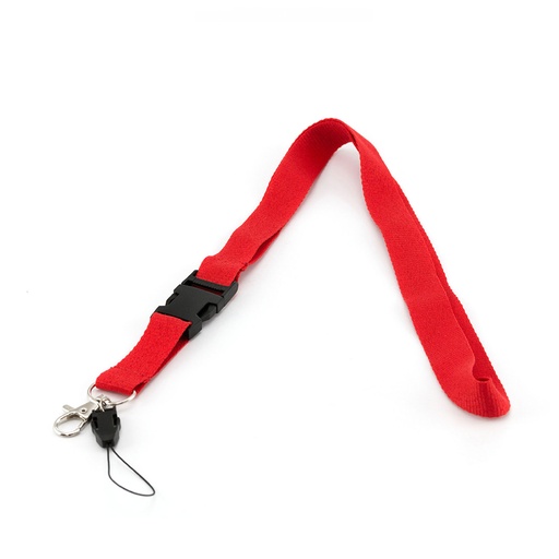 Cordón para identificador Lanyard con mosquetón (Pack 100 unidades)