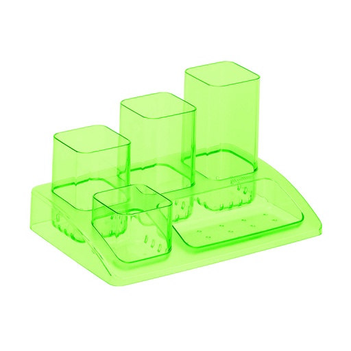 Organizador sobremesa transparente Offisys Rotho